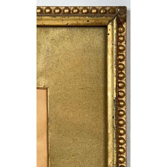 Antique Louis Apal Dutch Windmill Original Watercolor Gold Ornate Frame RARE - Picture 8 of 14